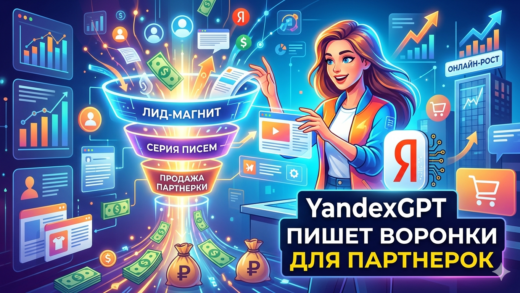 YandexGPT пишет воронки для партнерок и настраивает контент-план